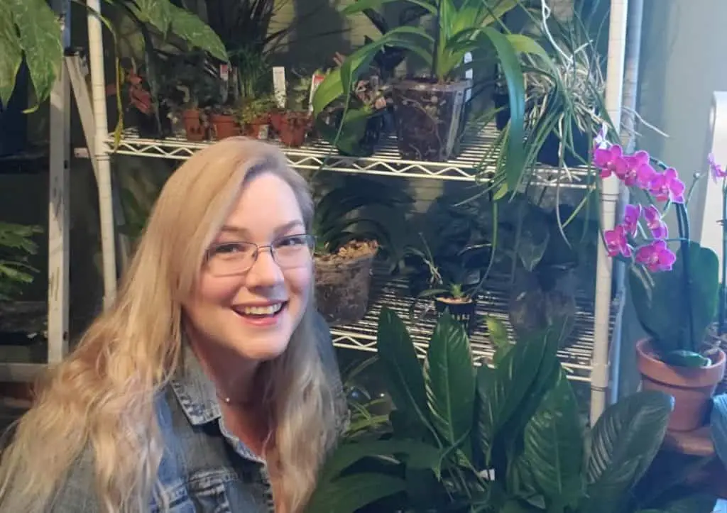 Amanda MAtthews and Orchid Shelf