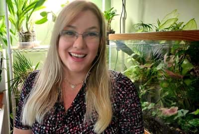 Amanda Matthews and Orchid Terrarium